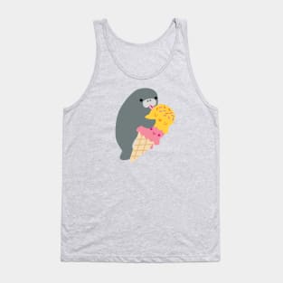 Double-Scoop Manatee Tank Top